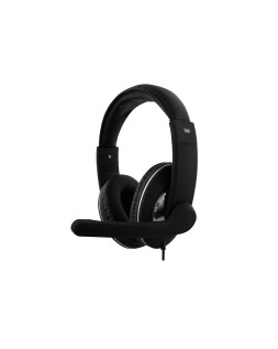 Auriculares tnb hs-500 multimedia con microfono usb color negro