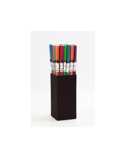 Papel de regalo clairefontaine polipropileno transparente rollo ancho 70 cm longitud 2 mt colores