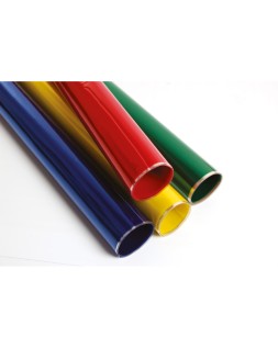 Papel de regalo clairefontaine polipropileno transparente rollo ancho 70 cm longitud 2 mt colores