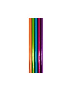 Papel de regalo clairefontaine polipropileno transparente rollo ancho 70 cm longitud 2 mt colores