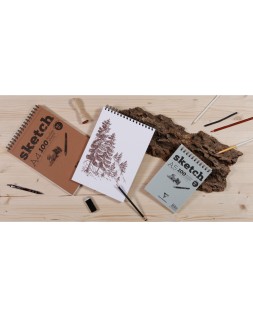 Bloc de dibujo espiral croquis clairefontaine din a5 microperforado 148x210 mm 100 hojas blancas 90 g