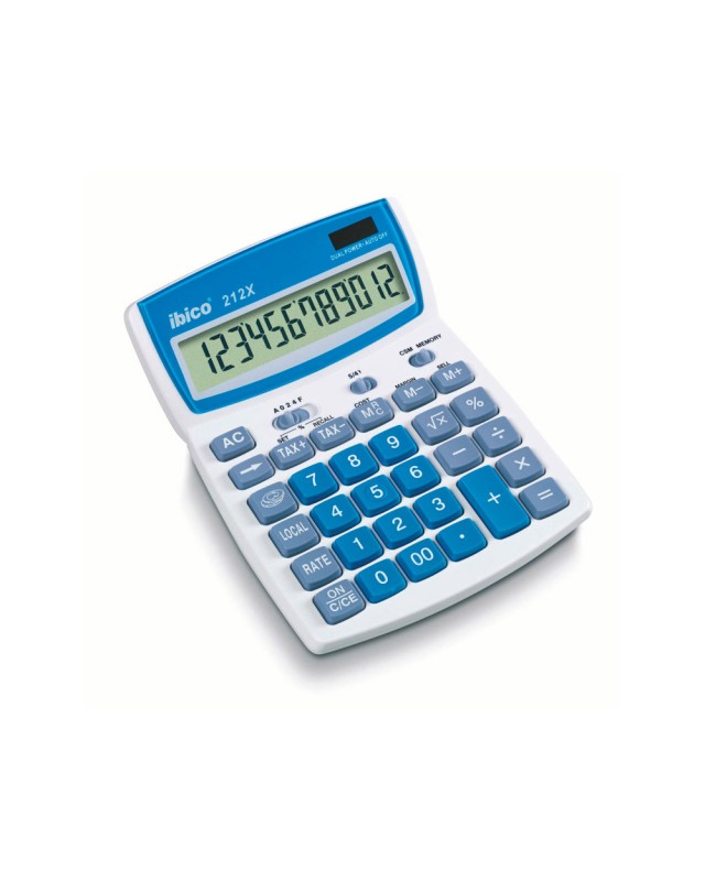 Calculadora ibico 212x sobremesa 12 digitos 190x140x32 mm