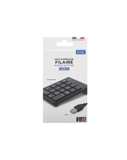 Teclado numerico tnb usb-a con cable color negro
