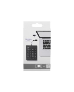 Teclado numerico tnb usb-a con cable color negro