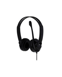 Auriculares tnb hs-200 multimedia con microfono usb color negro