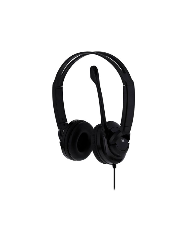 Auriculares tnb hs-200 multimedia con microfono usb color negro