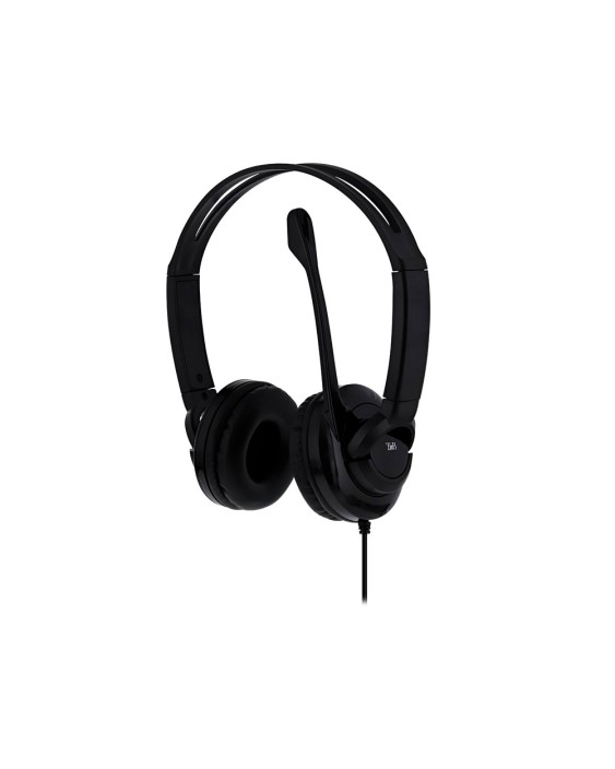 Auriculares tnb hs-200 multimedia con microfono usb color negro