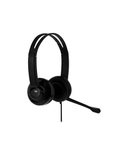 Auriculares tnb hs-200 multimedia con microfono usb color negro