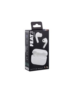 Auriculares tnb feat3 true wireless color blanco