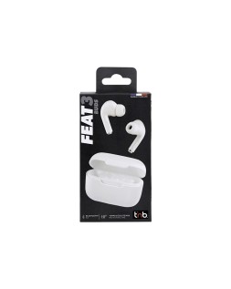 Auriculares tnb feat3 true wireless color blanco