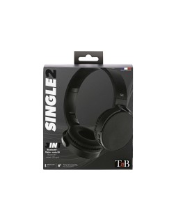 Auriculares tnb single2 diadema inalambrico bluetooth 5.0 color negro