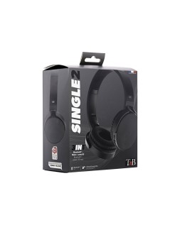 Auriculares tnb single2 diadema inalambrico bluetooth 5.0 color negro