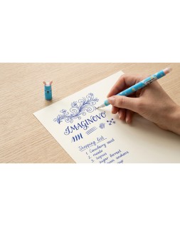 Boligrafo fantasia imaginovo animales tinta azul termosensible borrable punta 1mm conejo