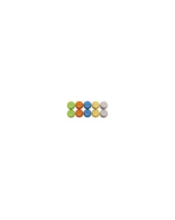 Iman maul conico de neodimio 12,5 cm diametro peso maximo 1,5 kg pack de 10 unidades colores surtidos