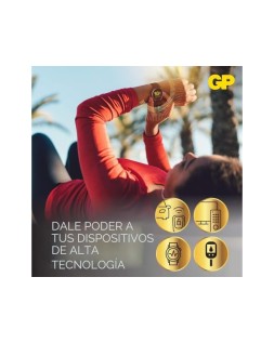 Pila gp alcalina boton litio cr2032 blister de 5 unidades