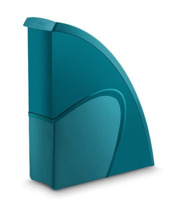 Revistero cep riviera plastico color verde esmeralda