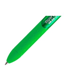 Boligrafo paper mate inkjoy retractil gel pen trazo 0,7 mm verde