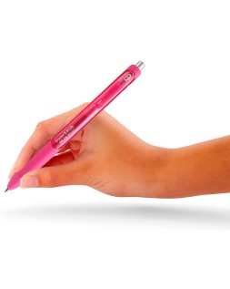 Boligrafo paper mate inkjoy retractil gel pen trazo 0,7 mm rosa