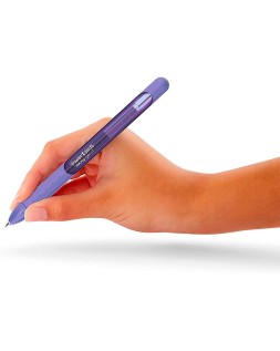 Boligrafo paper mate inkjoy retractil gel pen trazo 0,7 mm morado