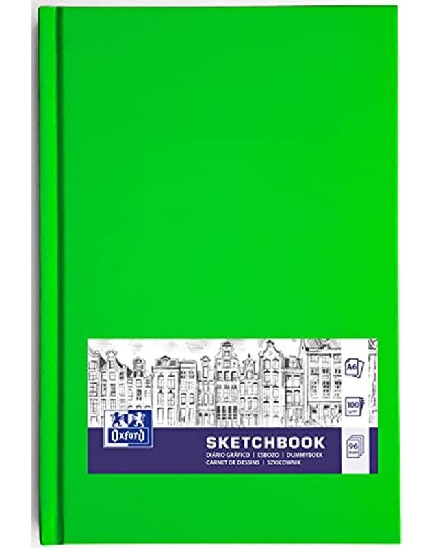 Cuaderno esbozo oxford artbook tapa extradura din a6 96 hojas 100 gr