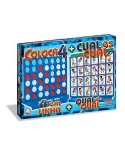 Juegos de mesa falomir -cuatro en linea + cual es cual