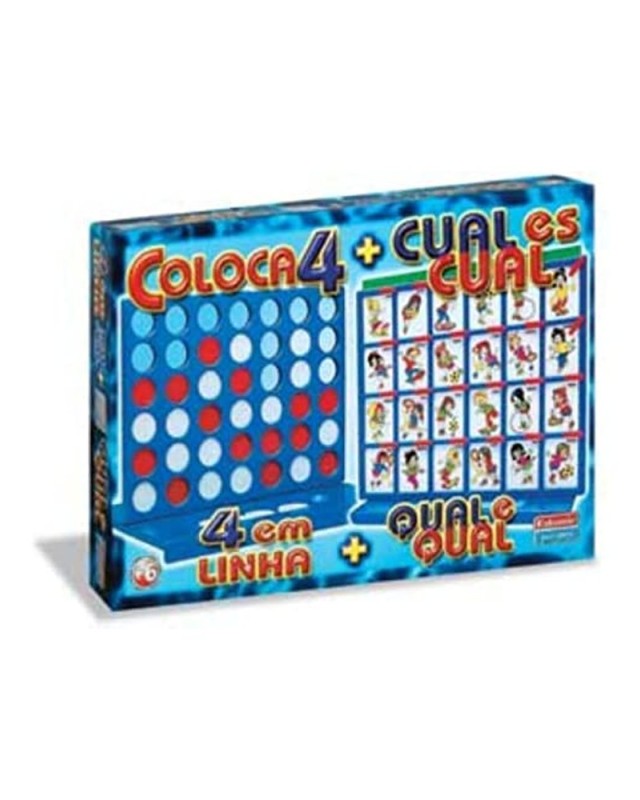 Juegos de mesa falomir -cuatro en linea + cual es cual