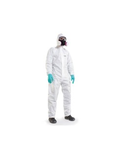 Buzo de trabajo safetop skingard safe categoria 3 color blanco talla xl