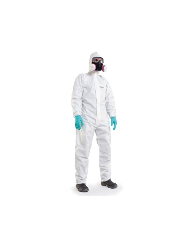 Buzo de trabajo safetop skingard safe categoria 3 color blanco talla xl