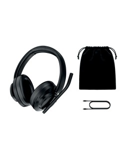 Auriculares kensington c3550 eq bluetooth over-ear headset supraaural con microfono cancelacion de ruidos