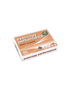 Papel fotocopiadora clairefontaine evercopy performance 100% reciclado din a4 80 g paquete de 500