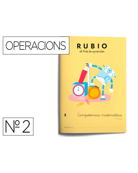 Cuaderno rubio competencia matematica nº2