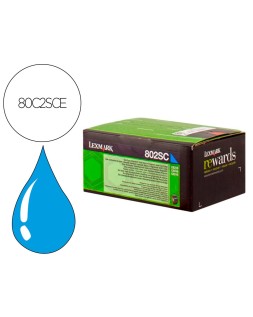 Toner laser lexmark 80c2sce...