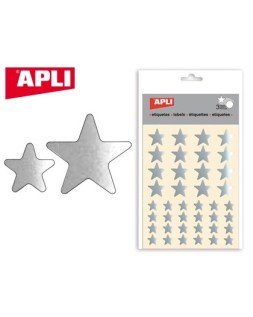 Gomets apli estrella plata...
