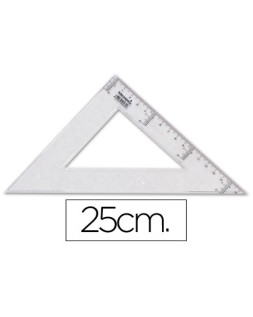 Escuadra liderpapel 25 cm...