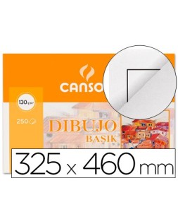 Papel dibujo basik 32.5x46...