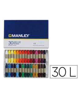 Lapices cera manley caja de...