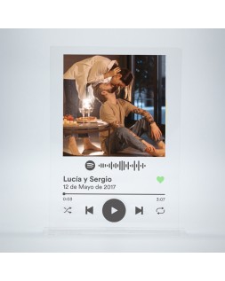 Placa Spotify Pareja