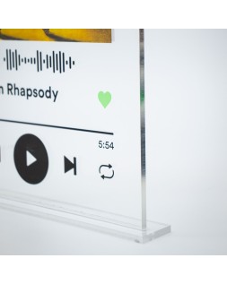 Placa Spotify Metacrilato
