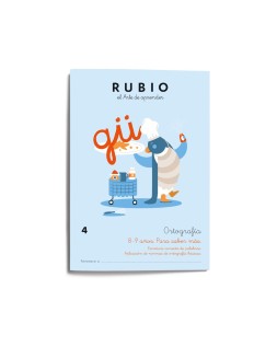 Cuaderno rubio ortografia 4