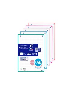 Recambio oxford din a4...