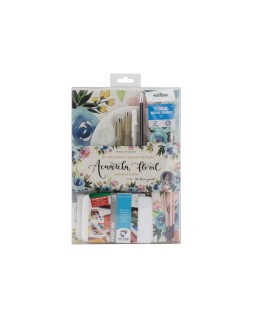 Set acuarela vang gogh floral