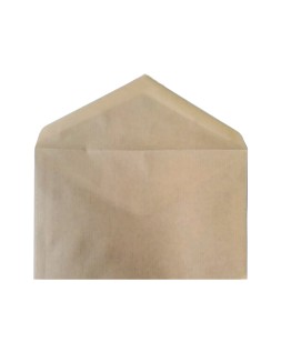 Sobre liderpapel n.8 crema comercial normalizado 120x176mm engomado caja de 500 unidades
