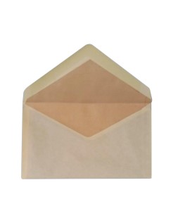 Sobre liderpapel n.8 crema comercial normalizado 120x176mm engomado caja de 500 unidades