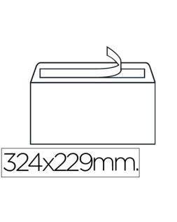 Sobre liderpapel n.14 blanco din c4 229x324 mm tira de silicona caja de 250 unidades