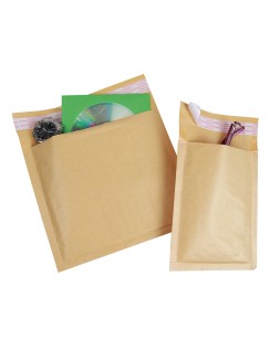 Sobre burbujas crema q-connect k/7 350 x 470 mm caja de 50