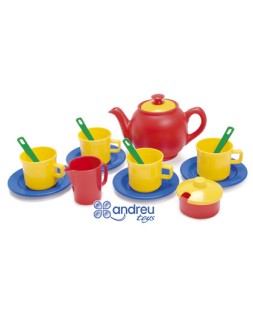 Juego dantoy te 4 servicios 17 piezas 12x18,5x19 cm