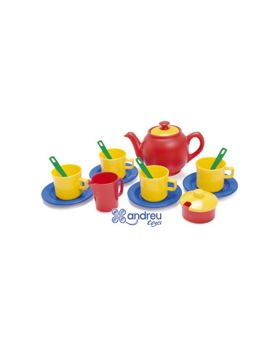 Juego dantoy te 4 servicios 17 piezas 12x18,5x19 cm