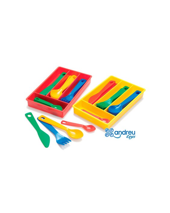 Juego dantory cuberteria 4 servicios 17 piezas 11,5x18,5x2,5 cm