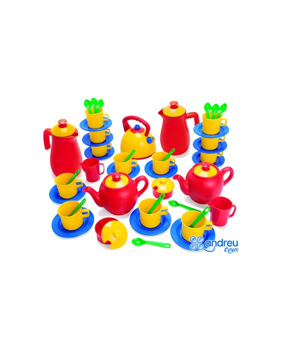 Juego dantoy vajilla 12 servicios 82 piezas 29x38x9 cm
