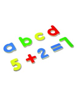 Juego andreutoys letras y numeros magneticos 75 piezas 20,6x19x4,5 cm